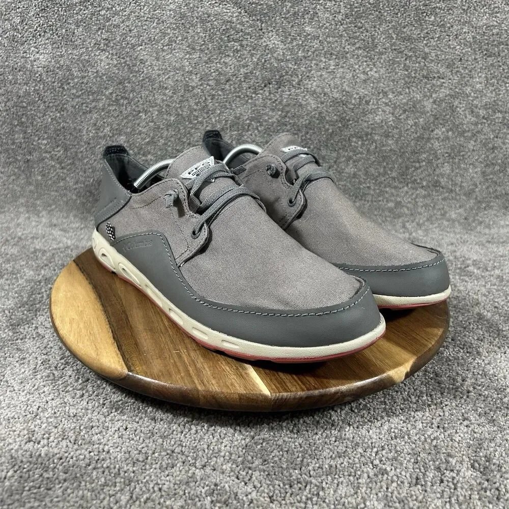 Columbia Bahama Vent PFG Mens Sz 12 Gray Relaxed Loafer Fishing Water Boat Shoes